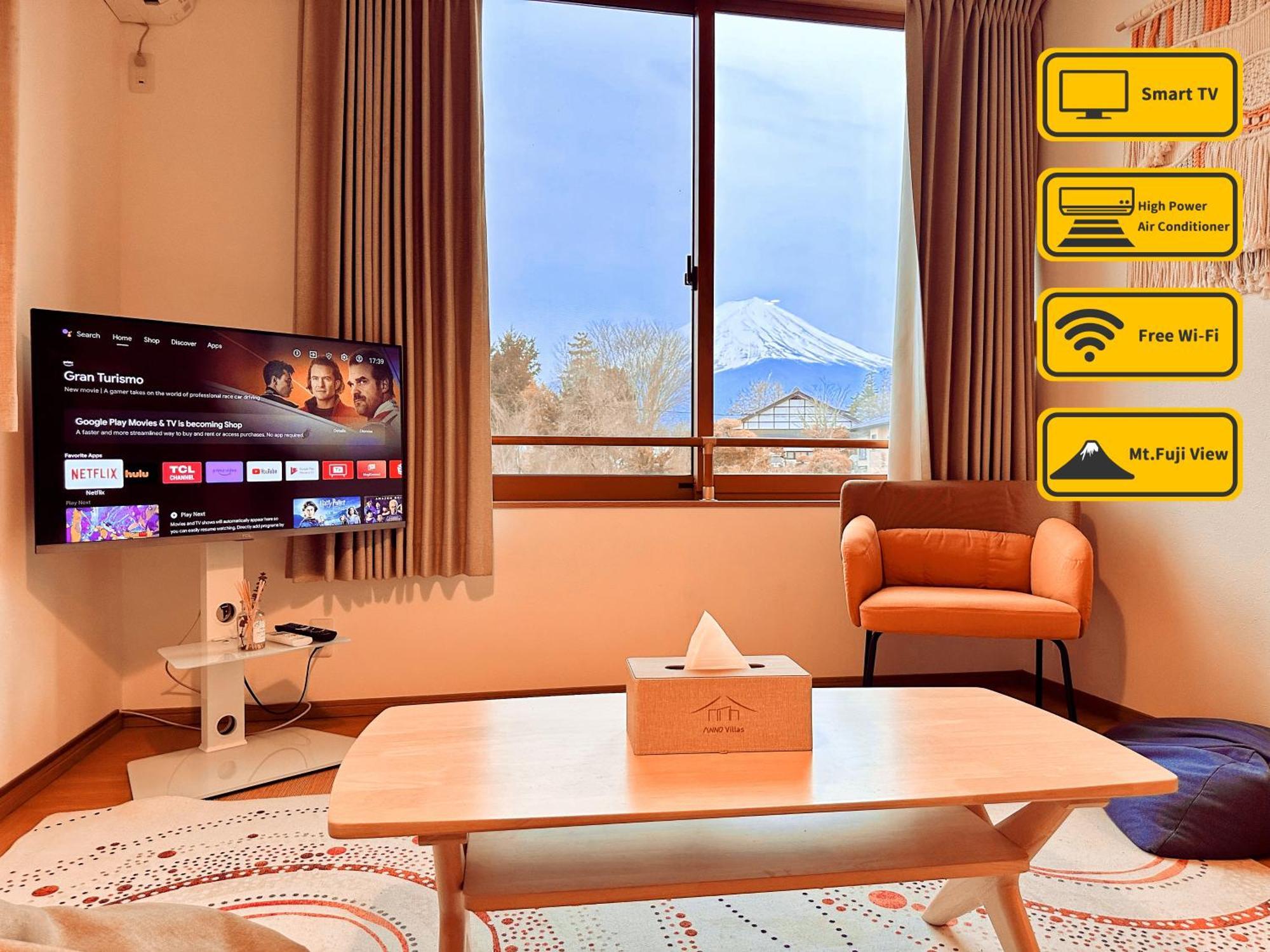 פוג'יקאוואגוצ'יקו ヴィラ山間堂grandvilla Mt Fuji View Bbq Bonfire Annovillas Sankando מראה חיצוני תמונה